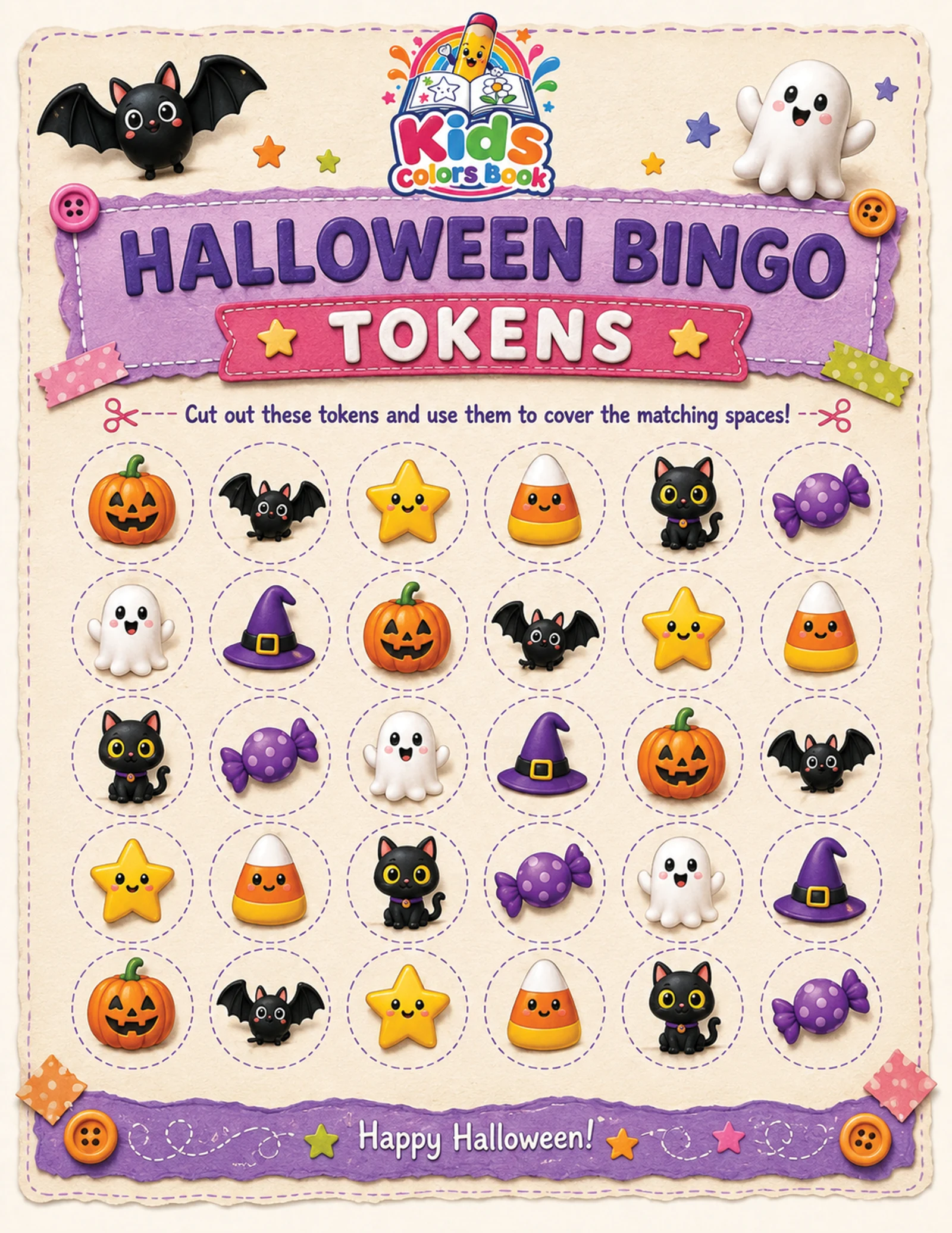 Halloween Bingo for Kids - 10 Printable Cards - Image 6